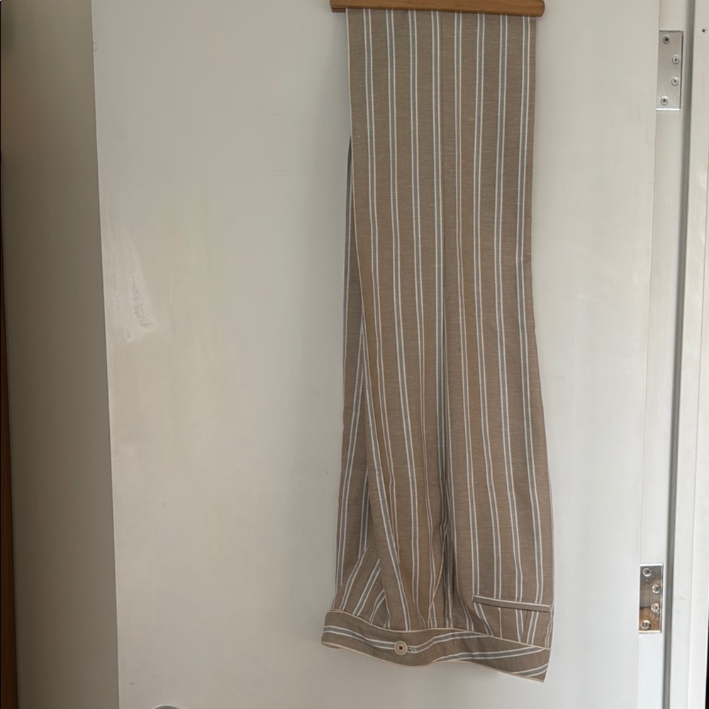 Striped Tan Pants